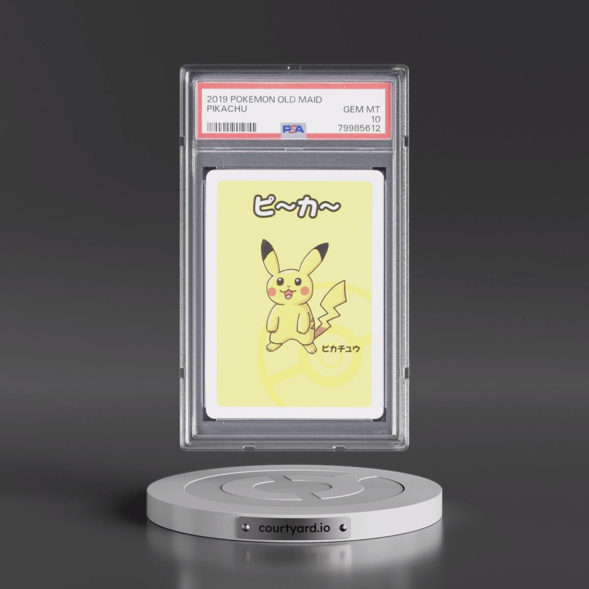 2019 Pikachu - Pokémon Pokémon Old Maid PSA 10 GEM MINT